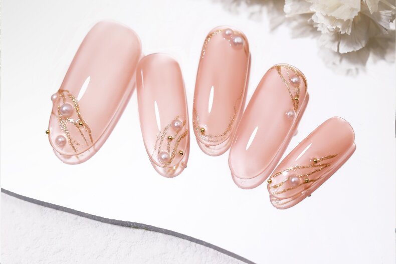 Nail art con perle